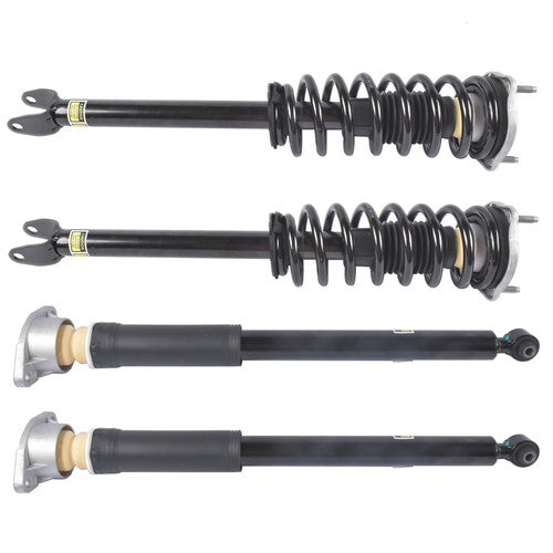 4x Front Rear Shock Absorbers Struts w/o ADS For Mercedes W213 E300 E350 17-23