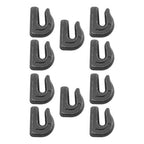 10 Pack 3/8" Weld On Grab Hook 6600lbs Heavy Duty G70 Forged Grab Chain Hooks