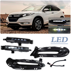 Front LED Conversion DRL Fog Lights Lamps Pair for 2016-2018 for Honda HR-V HRV
