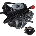 Go Kart Carburetor & Intake Manifold Boot For Yerf Dog Spiderbox GX150 GY6 150cc