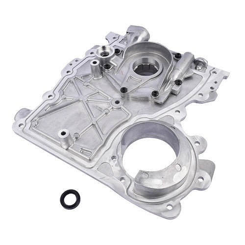Engine Timing Chain Cover w/ Oil Pump for Chevy Colorado GMC Canyon Buick Isuzu