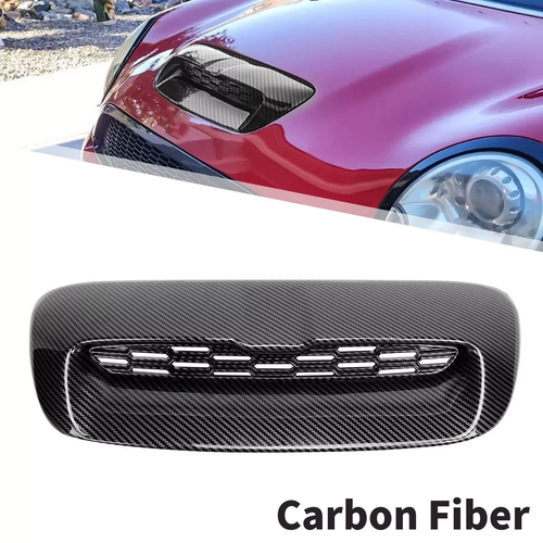 Hood Scoop for 07-13 Mini Cooper S R55 R56 R58 R59 Air Intake Vent Carbon Style