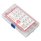 350Pack threaded inserts assortment kit M2-M6 metric internal thread rolled