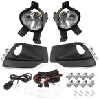 For Chevy Trax 2017-2018 Pair of Front Fog Lights Lamps w/Wiring+Switch Kits