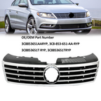 3C8853651AARYP Front Upper Radiator Grille for VW for Volkswagen CC 2013-2017
