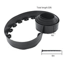 No-Dig Garden Edge Lawn Border L-shaped Landscape Edging Border Kit 33 FT