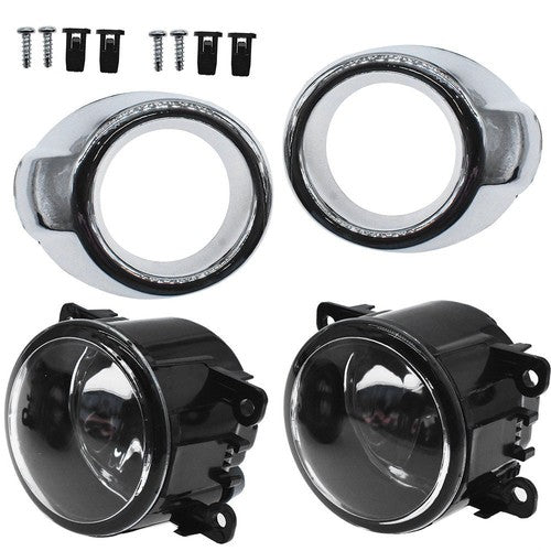 Fit For Ford Focus 2012-2014 Clear Lens Front Bumper Fog Lights Lamps W/ Bulbs