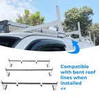 Cargo Van Roof Ladder Rack For Chevy Express 2500 3500 96 Up Steel White 3 Bar