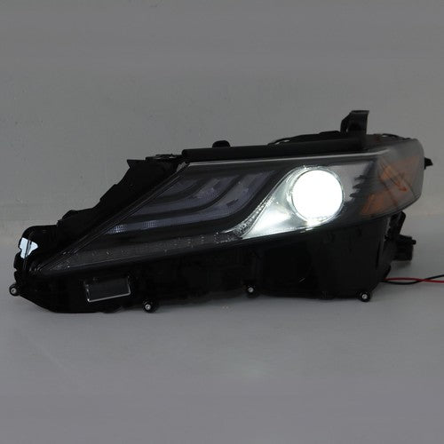 Full LED Black For Toyota Camry XSE XLE 2021 2022 Driver Left Headlight Assembly