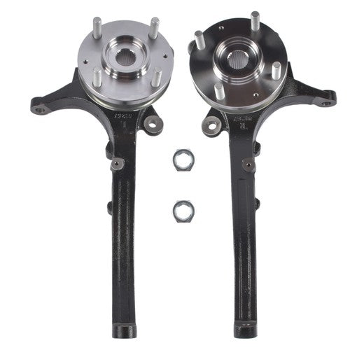 2Pcs Front Steering Knuckle Wheel Hub Bearing Assys For Hyundai Sonata 2002-2005