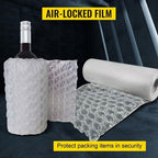Air Cushion Machine Film 984ft x 16in Bubble Pillow Packaging Padding 4 Rolls