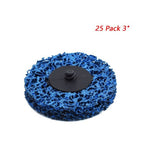 3 Inch Quick ChangeEasy Strip & Clean Discs For Paint Rust 25 Pack