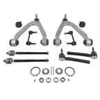 10Pcs Front Upper Control Arm w/Ball Joint Sway Bars Kit for Hummer H3 2007-2010