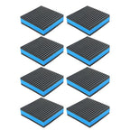 8 Pack 3" x 3" x 7/8" EVA Rubber Shock-absorbing Pad Anti Vibration Pads