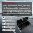 30" Aluminum Truck Pickup Underbody Underbed Tool Box Trailer Storage ToolBox