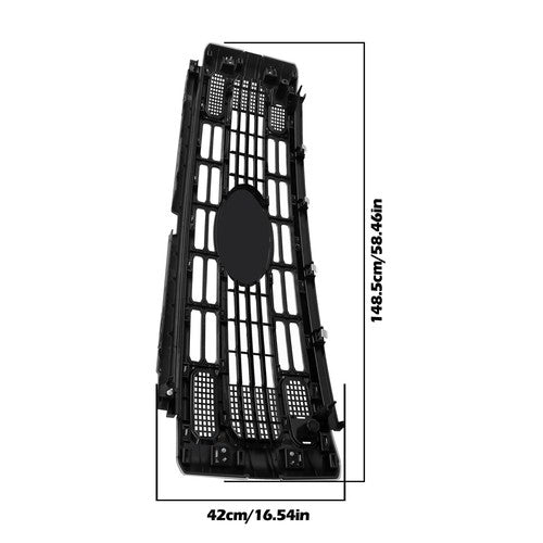 For Ford F250 2023 2024  Super Duty XL/XLT Black Plastic Grille Front Upper New
