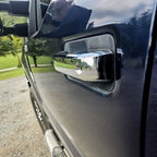 4x Chrome Door Handle Cover Cap Trim Kit No SMKH for 2017-2020 Ford F-250 F-350