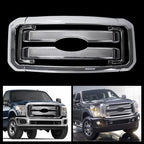 For 2011 2016 Ford F250 F350 Super Duty Chrome Grille Grill Full Overlay Cover
