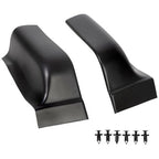 Black ABS Cab Corner Covers For Ford F150 Crew Cab 2004 2005 2006 2007 2008