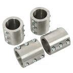 4 Steel Tube Clamps Weldable Bolt On 1.75 Inch 1 3/4 Inch Roll Cage Mounts