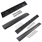 4Pcs Front Rear Lower LH & RH Door Trim Molding Black for Cadillac XT5 2017-2025