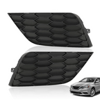 2Grill Pair Front Bumper Fog Light Cover For Nissan Sentra 2016-2019 Left+Right