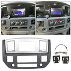 Radio Double Din Dash Install Bezel Kit for Dodge Ram 1500 2500 3500 2006 2009
