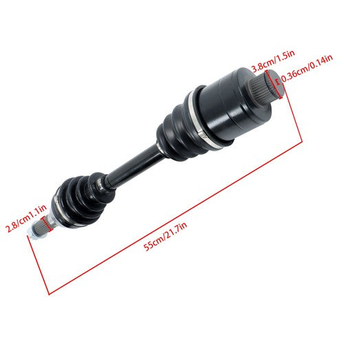 For Polaris 1332421 1332511 1332654 1332935 2× Rear LH & Right CV Joint Axle ATV