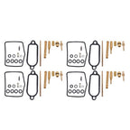 4x Deluxe Carburetor Repair Kits For Honda 1972-1974 CB350F Carb Repair