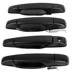 Set of 4 Black Door Handle for Chevy GMC Tahoe Yukon Sierra 2007 14