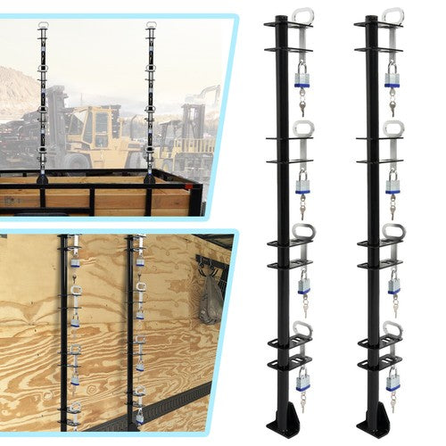 Lockable Weeder Trimmer Rack Holders for Enclosed or Open Trailer Set of 4