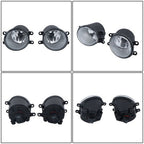 Clear For Toyota Yaris Hatchback 2006-2008 Fog Light Lamp Assembly W/Black Bezel