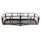 Folding Trailer Hitch Cargo Carrier Basket Luggage Rack with 2 Inch Receiver 500 LBS