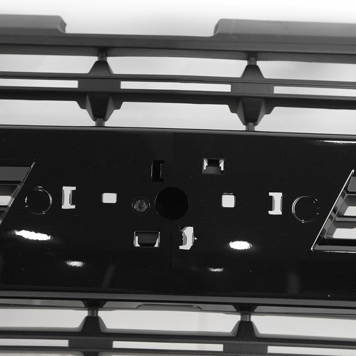 Front Bumper Grill for Chevrolet Silverado 1500 2019 2020 2021 Gloss Matte Black