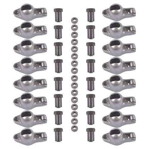 Steel Roller Tip Rocker Arms Set for Small Block Chevy 350 1.5 Ratio 3/8" Stud