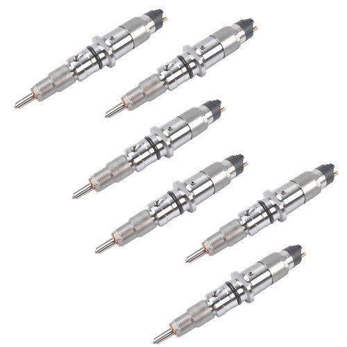 6PCS Fuel Injectors For Komatsu PC200-8 Cummins QSB6.7 QSB5.9 0445120231 5263262