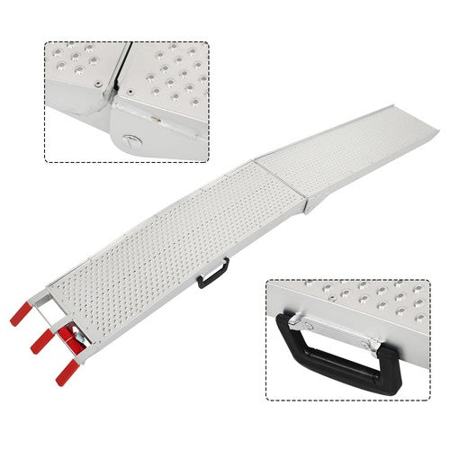 Motorcycle Loading Ramp For SUV Trailer Dirt Bike 1PC 7.5FT x 6" 750LBS