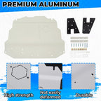 Skid Plate Belly Pan Aluminum for 99-10 VW Volkswagen Golf Jetta MK4 New Beetle
