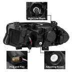 Pair LED DRL Projector Headlights Assemblies for Dodge Charger 2015 2023 LH RH