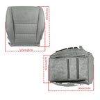 New Driver Bottom Perforated Leather For 2007- 11 2012 Acura RDX Seat Cover Gray
