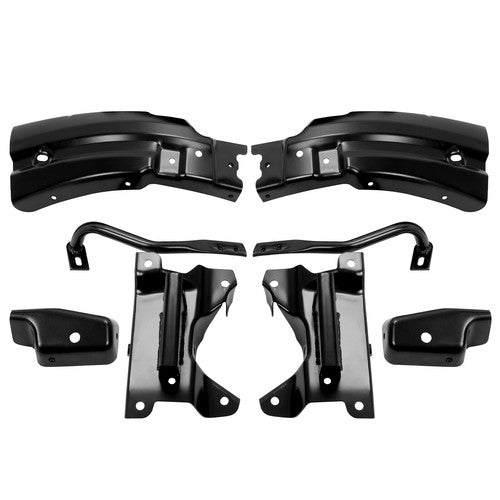 Front Bumper Mounting Support Brace Bracket 8pc Kit for Silverado 1500 2007-2013