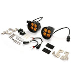 Pair LED Fog Lights Amber With Brackets for Toyota Tacoma 4Runner Tundra 2010-2023
