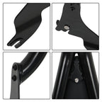 For CVO Touring Road Glide Road King Glide Street Backrest Sissy Bar 22"