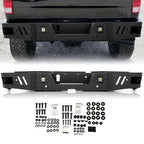 Rear Bumper Steel with LED Lights Bolt Kits for Ram 2500 3500 2010-2018 2019-2024