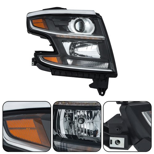 Right For Chevy Tahoe/Suburban 2015-2019 2020 HID Headlight w/HID Bulbs&Ballasts