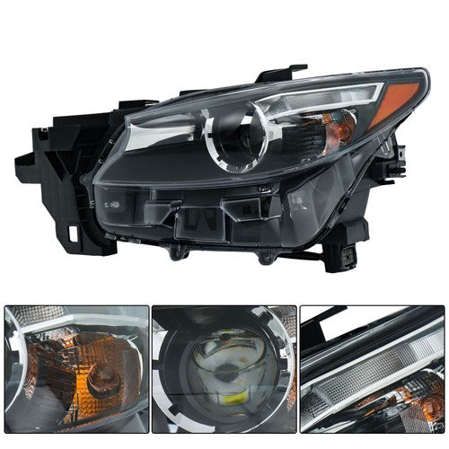 LED Halogen For Mazda CX-9 CX9 2016-2023 Replacement w/o AFS Headlight Left Side