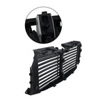 Black Upper Radiator Grille Air Shutter Assembly W/Motor For Ford F150 2015-2017