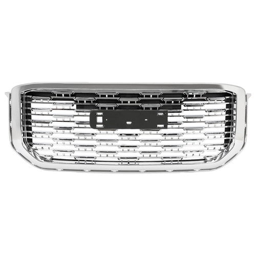 Front Upper Grille for GMC Yukon Denali Style 2015-2020 22936421 Chrome ABS