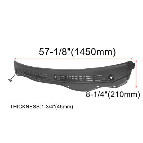 Windshield Wiper Cowl Grille Vent Panel for Chevy Colorado GMC Canyon 2004 2012