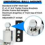 1 X 36 Inch Trailer Door Zinc Cam Bar Lock Kit Hinged Hasp Latch Handle